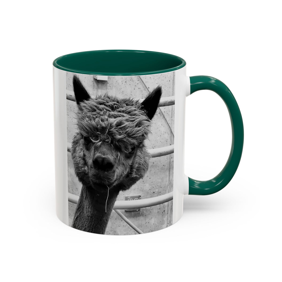 Black & White Funny Alpaca Coffee Mug (11oz, 15oz)
