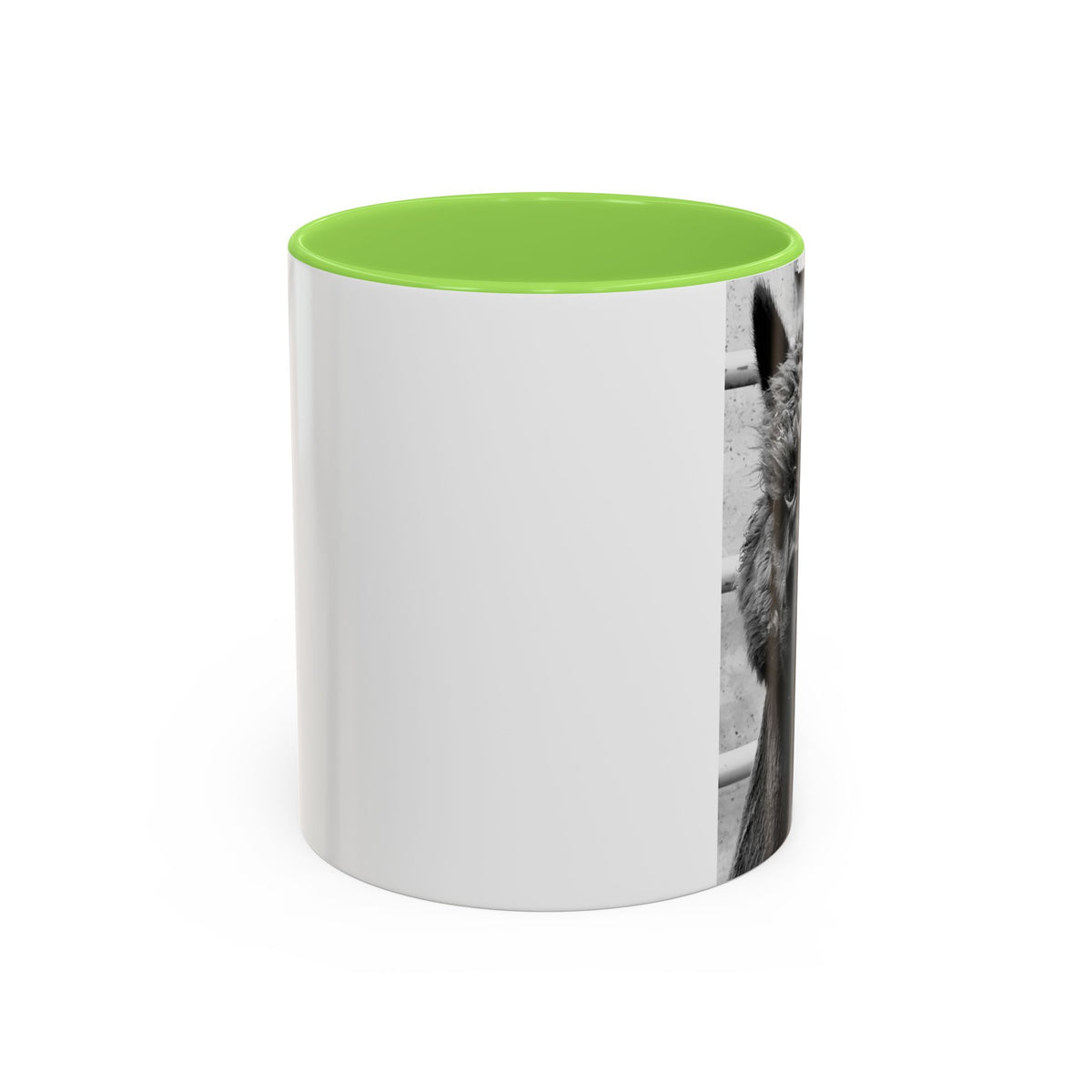 Black & White Funny Alpaca Coffee Mug (11oz, 15oz)