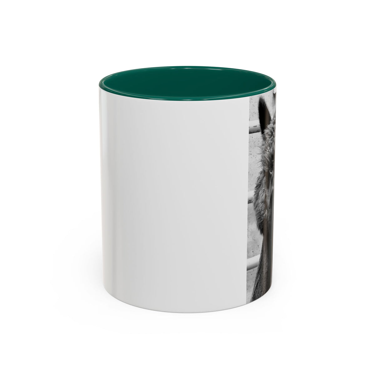 Black & White Funny Alpaca Coffee Mug (11oz, 15oz)
