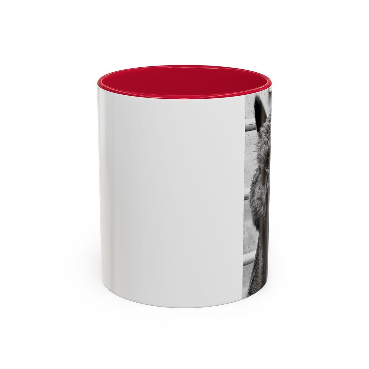 Black & White Funny Alpaca Coffee Mug (11oz, 15oz)