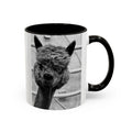 Black & White Funny Alpaca Coffee Mug (11oz, 15oz)