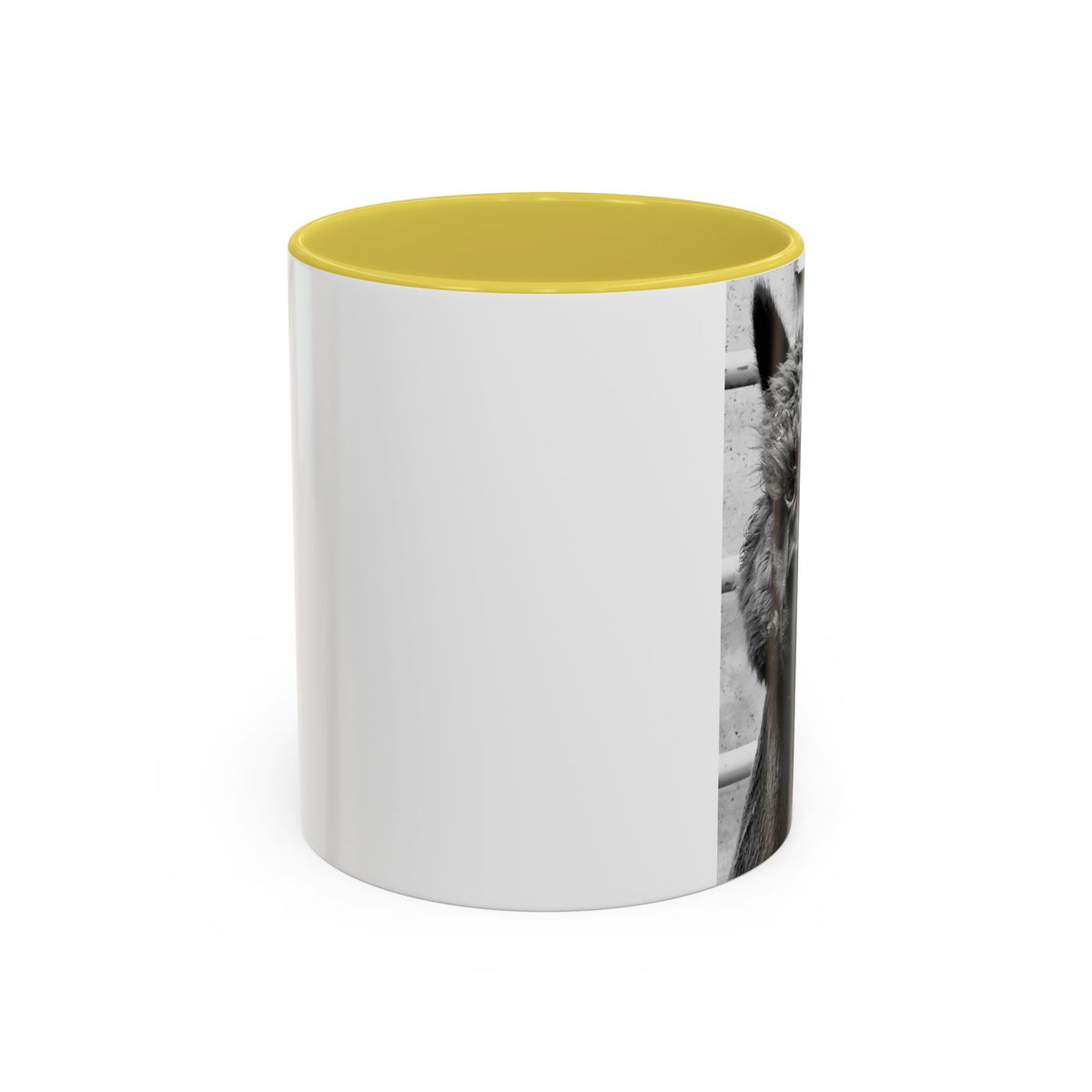 Black & White Funny Alpaca Coffee Mug (11oz, 15oz)