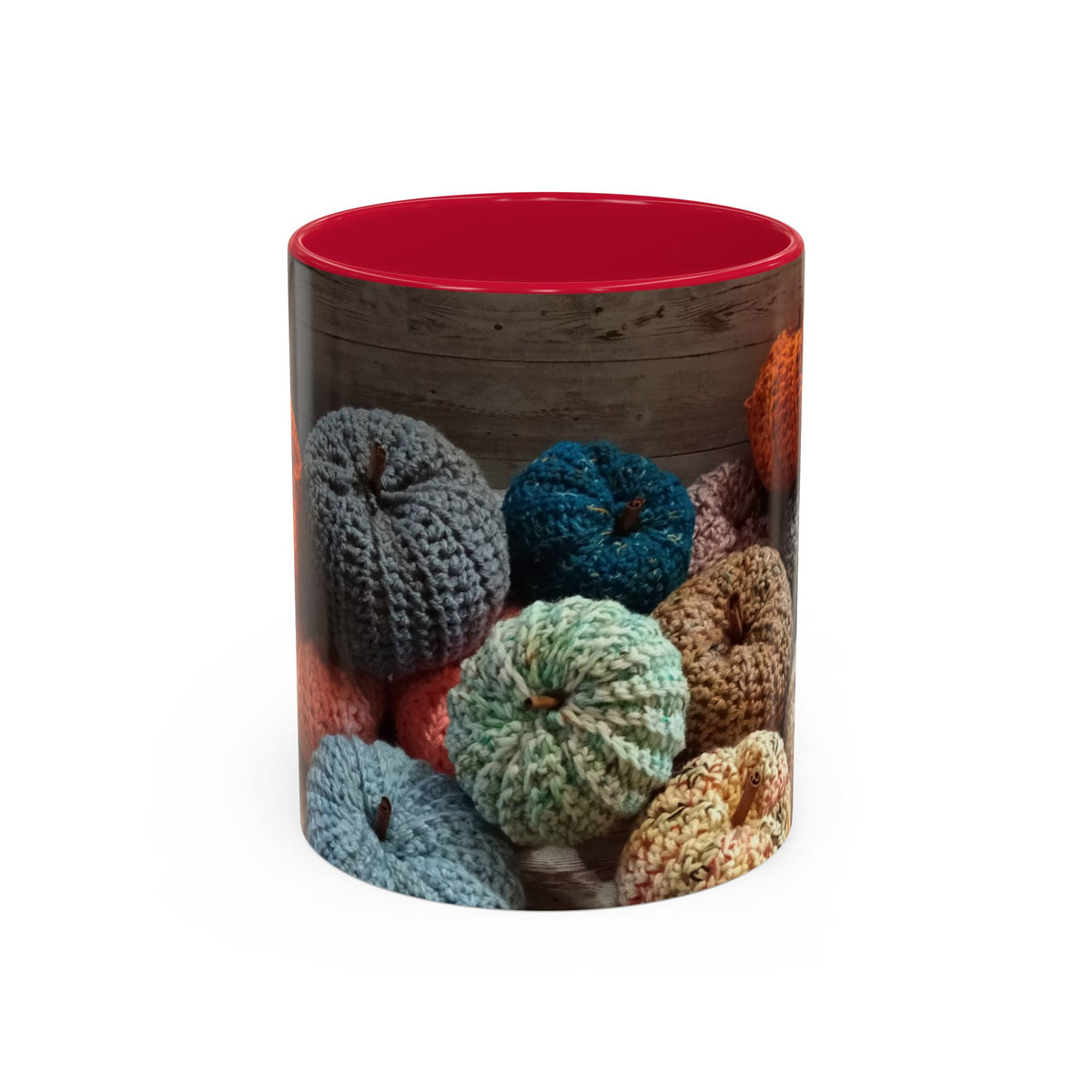 Crocheted Pumpkin Fall Mug – Cozy Autumn Coffee Cup (11oz/15oz)