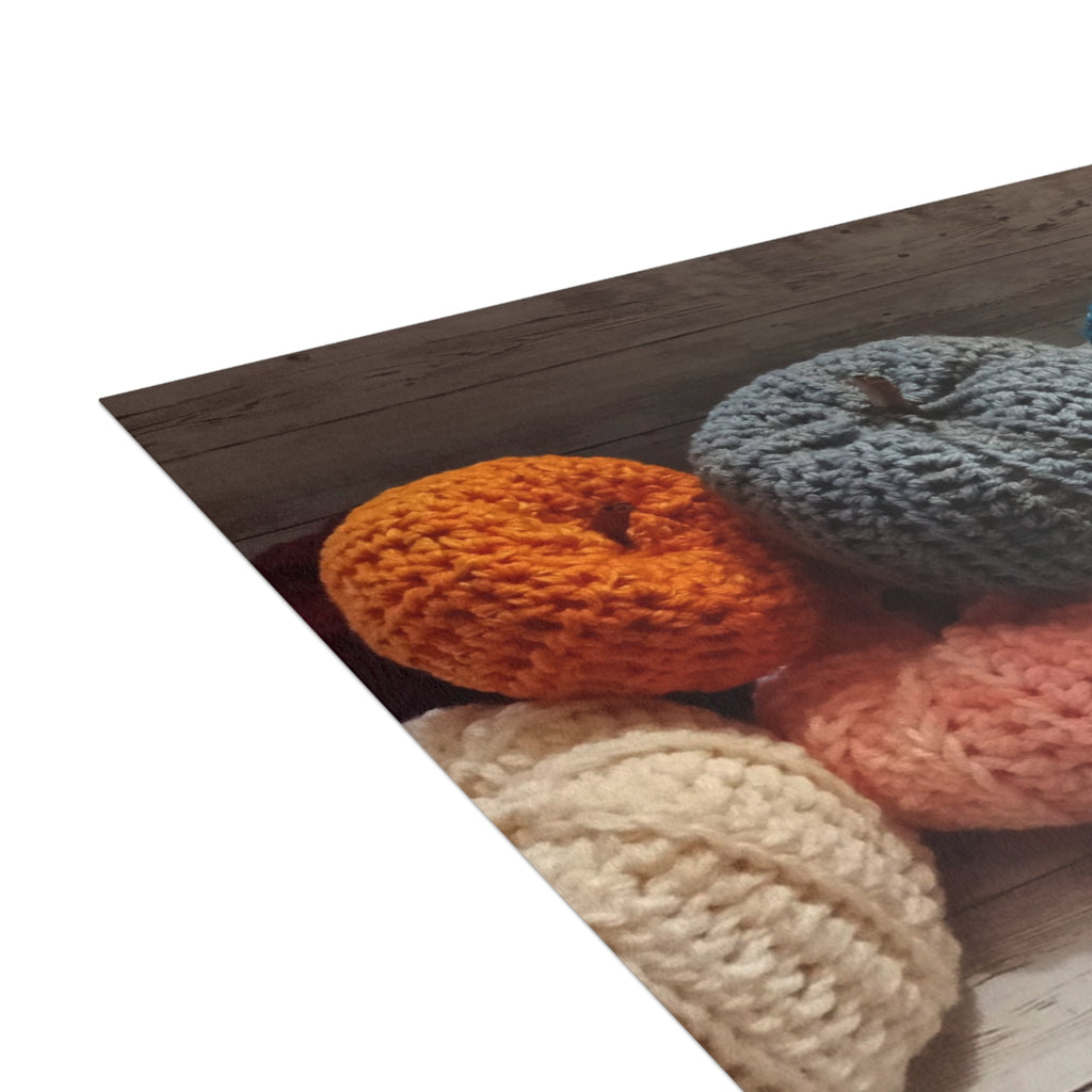 Crocheted Fall Pumkins Postcard Bundles (envelopes included)