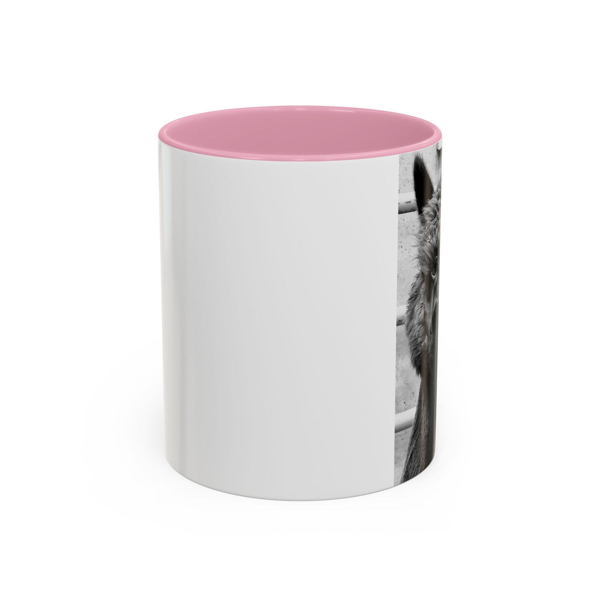 Black & White Funny Alpaca Coffee Mug (11oz, 15oz)
