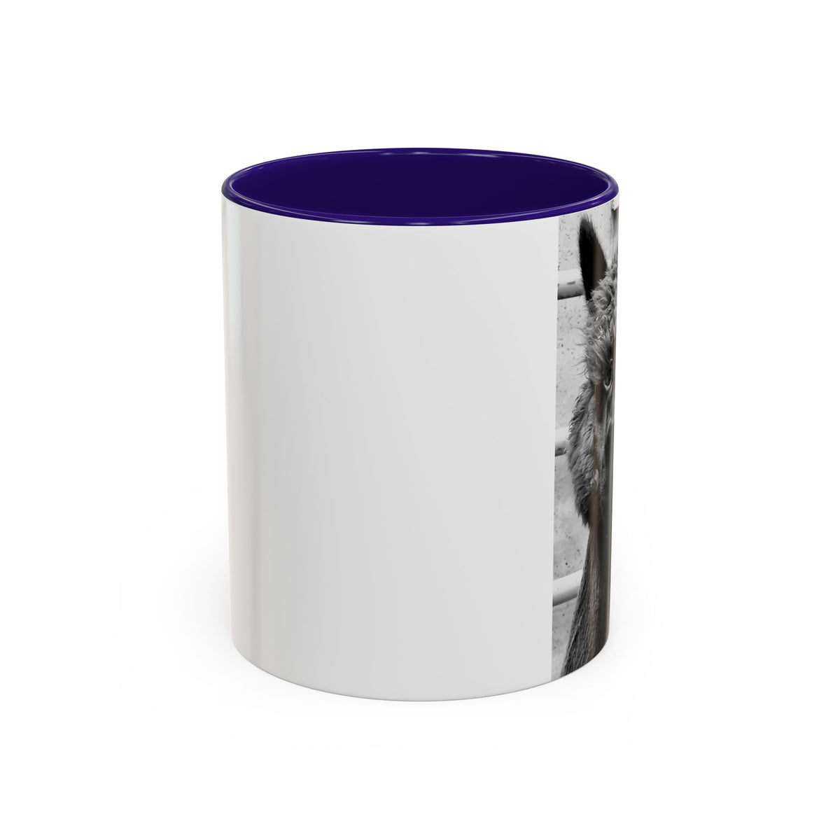 Black & White Funny Alpaca Coffee Mug (11oz, 15oz)