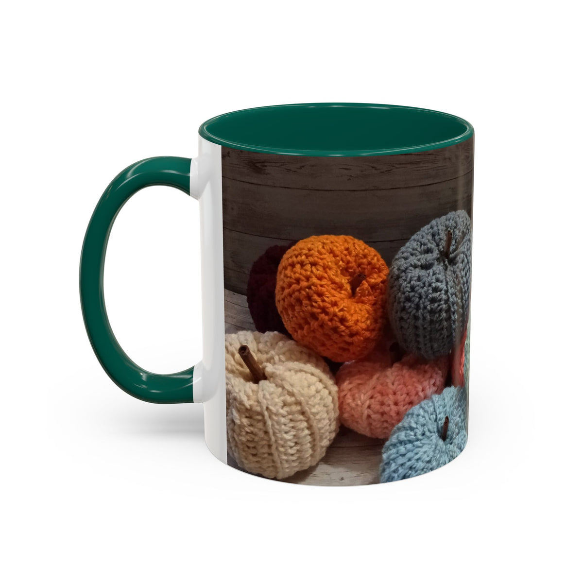Crocheted Pumpkin Fall Mug – Cozy Autumn Coffee Cup (11oz/15oz)