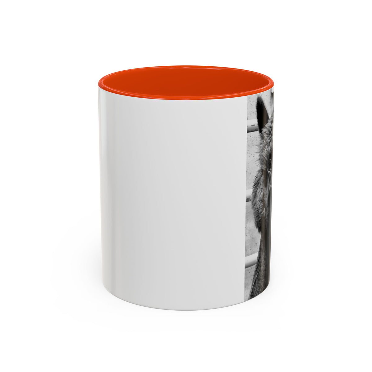 Black & White Funny Alpaca Coffee Mug (11oz, 15oz)
