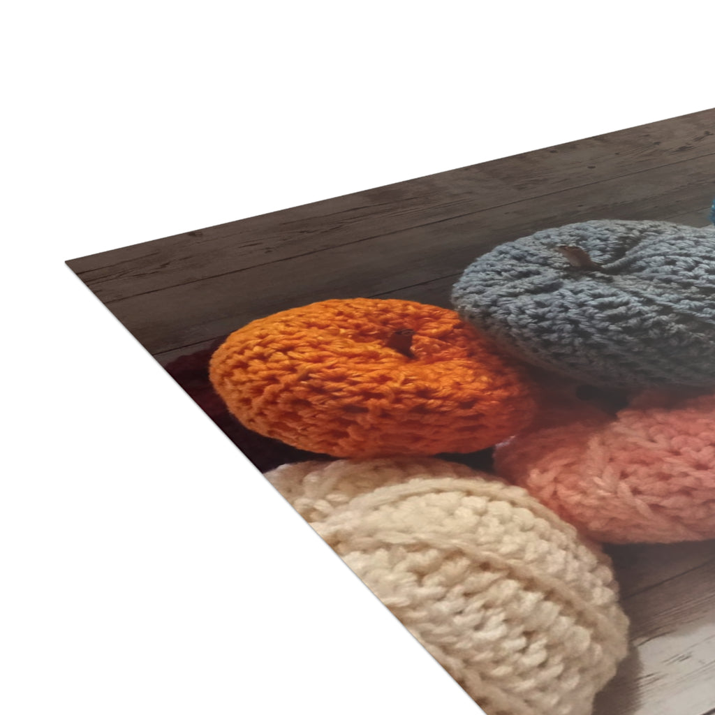 Crocheted Fall Pumkins Postcard Bundles (envelopes included)