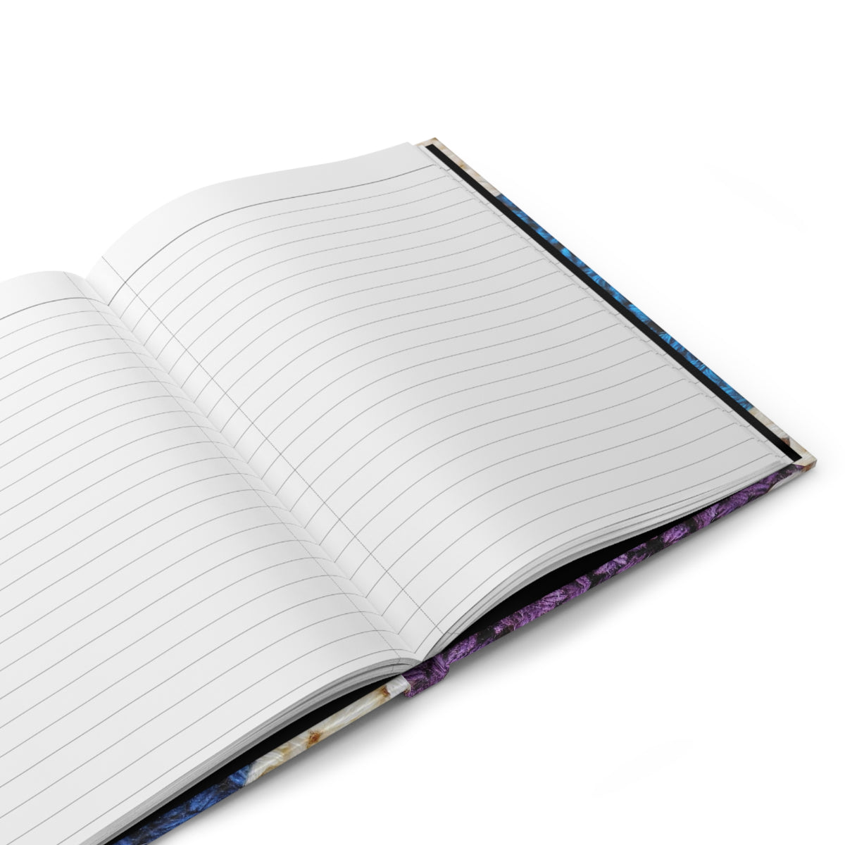 Crochet Stripes Hardcover Journal — Lined  Crochet Notebook