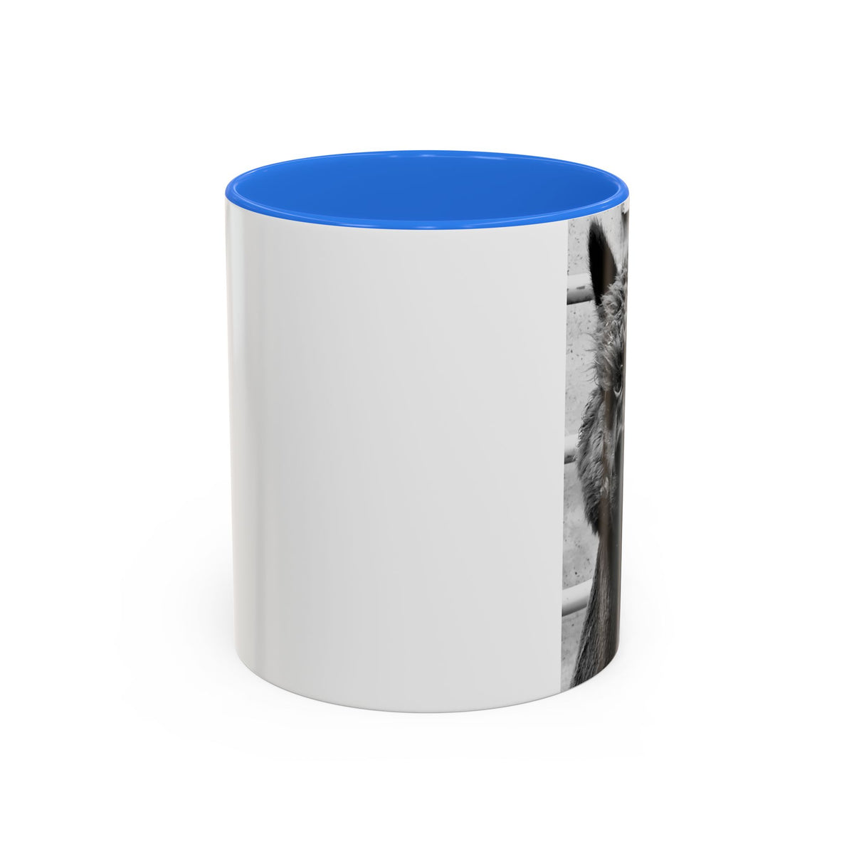 Black & White Funny Alpaca Coffee Mug (11oz, 15oz)