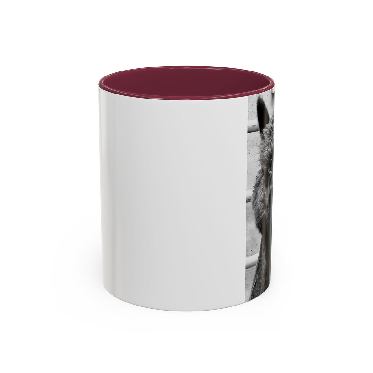Black & White Funny Alpaca Coffee Mug (11oz, 15oz)